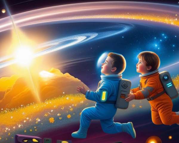 Anna and Lucas Discovering The Birth Of Stars